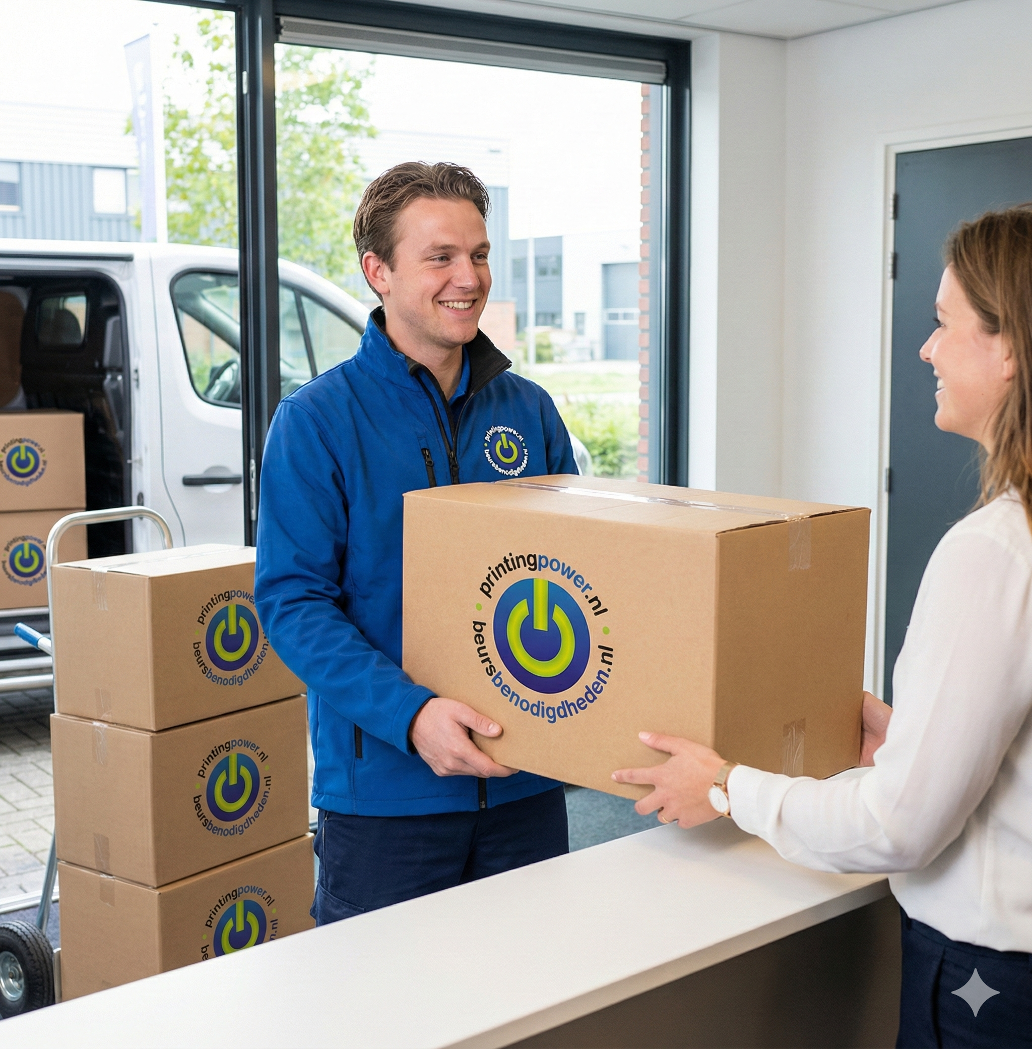 Bezorging van drukwerk